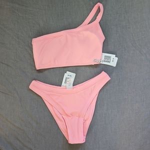 L*Space Axel Foley Bikini Set Crystal Pink Rib